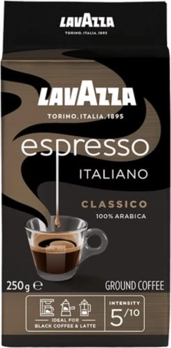 Lavazza Espresso Italiano Classico Gemalen / Filterkoffie - 8 X 250 Gram -Eten En Drinken 592x1200 4