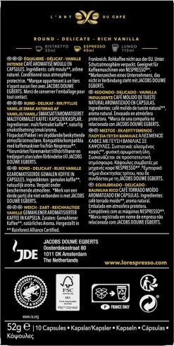 L'OR Espresso Vanille Koffiecups - 10 X 10 Capsules -Eten En Drinken 606x1200 9