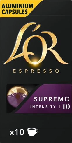 L'OR Espresso Supremo Koffiecups - Intensiteit 10/12 - 10 X 10 Capsules -Eten En Drinken 607x1200 4