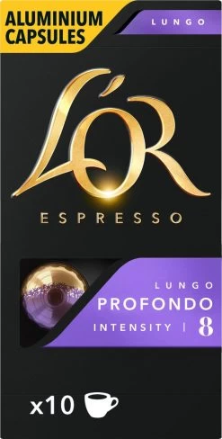 L'OR Lungo Profondo Koffiecups - Intensiteit 8/12 - 10 X 10 Capsules 22 L'OR Lungo Profondo Koffiecups - Intensiteit 8/12 - 10 X 10 Capsules -Eten En Drinken 607x1200 9