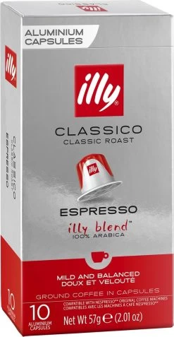 Illy Espresso Classico Koffiecups - Intensiteit 5/9 - 10 X 10 Capsules -Eten En Drinken 621x1200 2