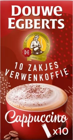 Douwe Egberts Verwenkoffie Cappuccino Oploskoffie - 5 X 10 Zakjes 16 Douwe Egberts Verwenkoffie Cappuccino Oploskoffie - 5 X 10 Zakjes -Eten En Drinken 630x1200 1