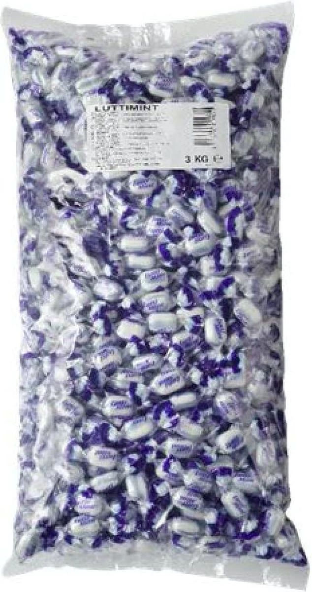 Lutti Mint, Zak 1 Kg 4 Lutti Mint, Zak 1 Kg - Afbeelding 2