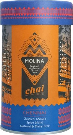 Molina Chennai Vegan Chai 300 Gram - Thee Extract - 30 Koppen Per 300 Gram -Eten En Drinken 652x1200 1