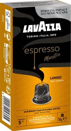 Lavazza Espresso Lungo - Aluminium Nespresso Capsules - 10 Stuks
