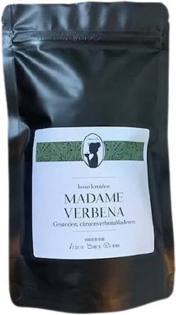 Madame Chai - Madame Verbena Thee - Verveine Thee - Verbena - Madame Chai - Kruiden Thee - BIO Thee- 100 Gram -Eten En Drinken 670x1200