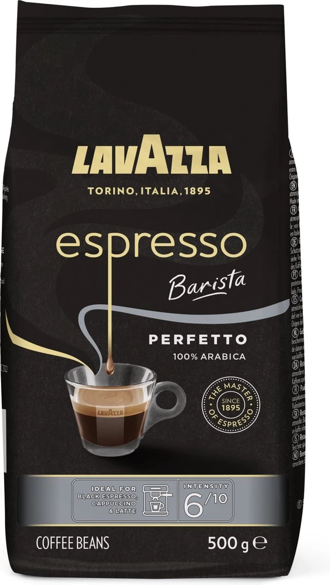 Lavazza Espresso Barista Perfetto Koffiebonen - 500 Gram X4 7 Lavazza Espresso Barista Perfetto Koffiebonen - 500 Gram X4 - Afbeelding 5
