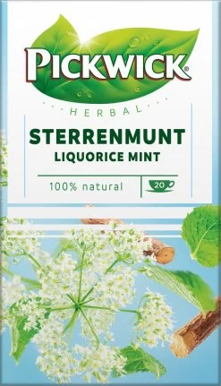 Pickwick Sterrenmunt Kruidenthee - 4 X 20 Zakjes -Eten En Drinken 687x1200 2