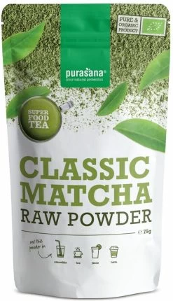 Purasana Matcha Classic Raw Powder 75 Gram -Eten En Drinken 690x1200