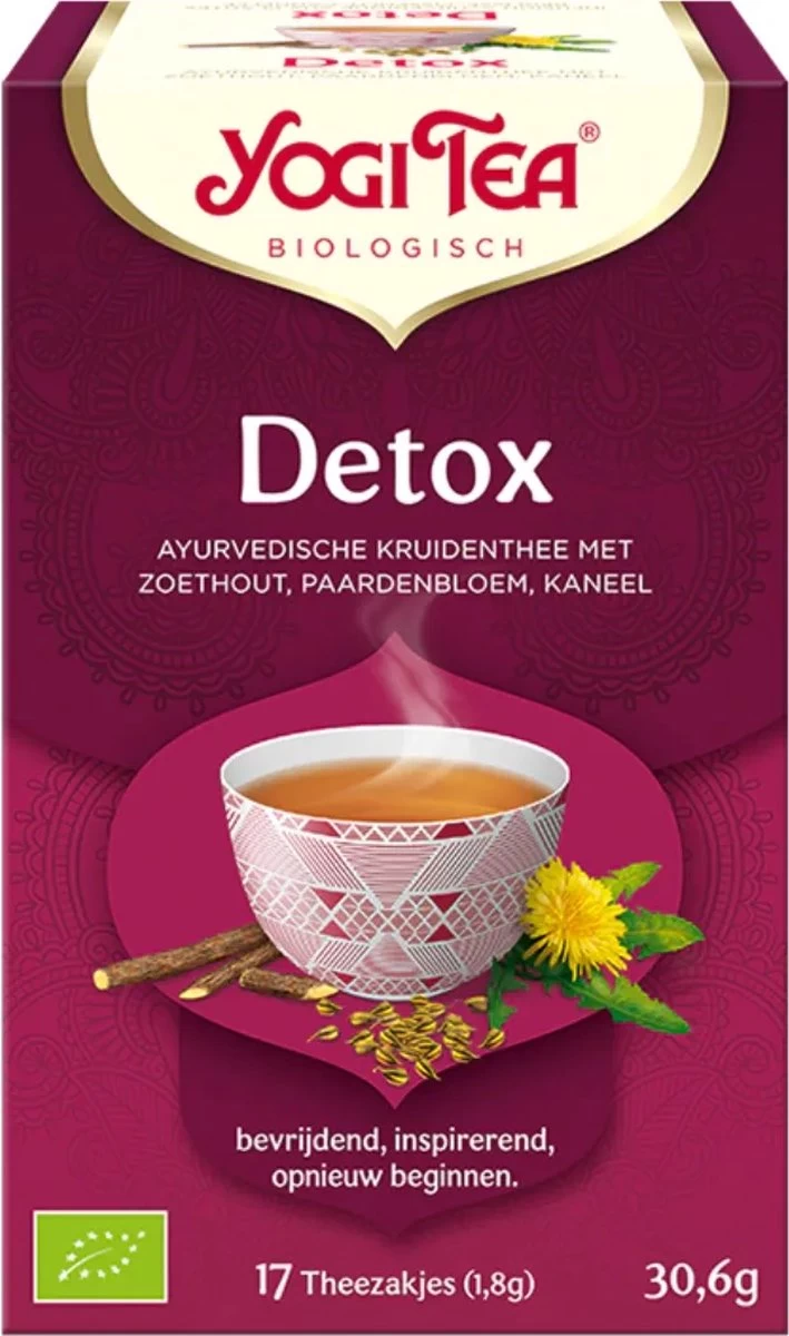 Yogi Tea Detox Voordeelverpakking 3 Yogi Tea Detox Voordeelverpakking