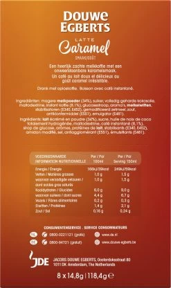 Douwe Egberts Verwenkoffie Latte Caramel Oploskoffie - 5 X 8 Zakjes -Eten En Drinken 713x1200 4