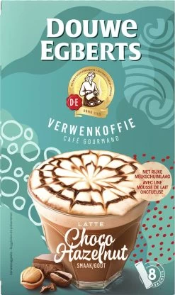 Douwe Egberts Latte Choco Hazelnut Oploskoffie - 5/9 Intensiteit - 5 X 8 Zakjes -Eten En Drinken 713x1200 9