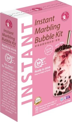 Maak Je Eigen Bubble Tea - Strawberry Flavor - Tapioca Parels Voor Bubble Tea - Tapioca Pearls - Boba Tapioca Ballen - Bubble Tea Parels - Japans Snoep