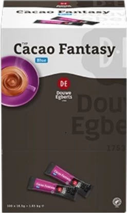 Douwe Egberts | Chocolademelk Sticks | Cacao Fantasy UTZ | 100 X 18,5gr
