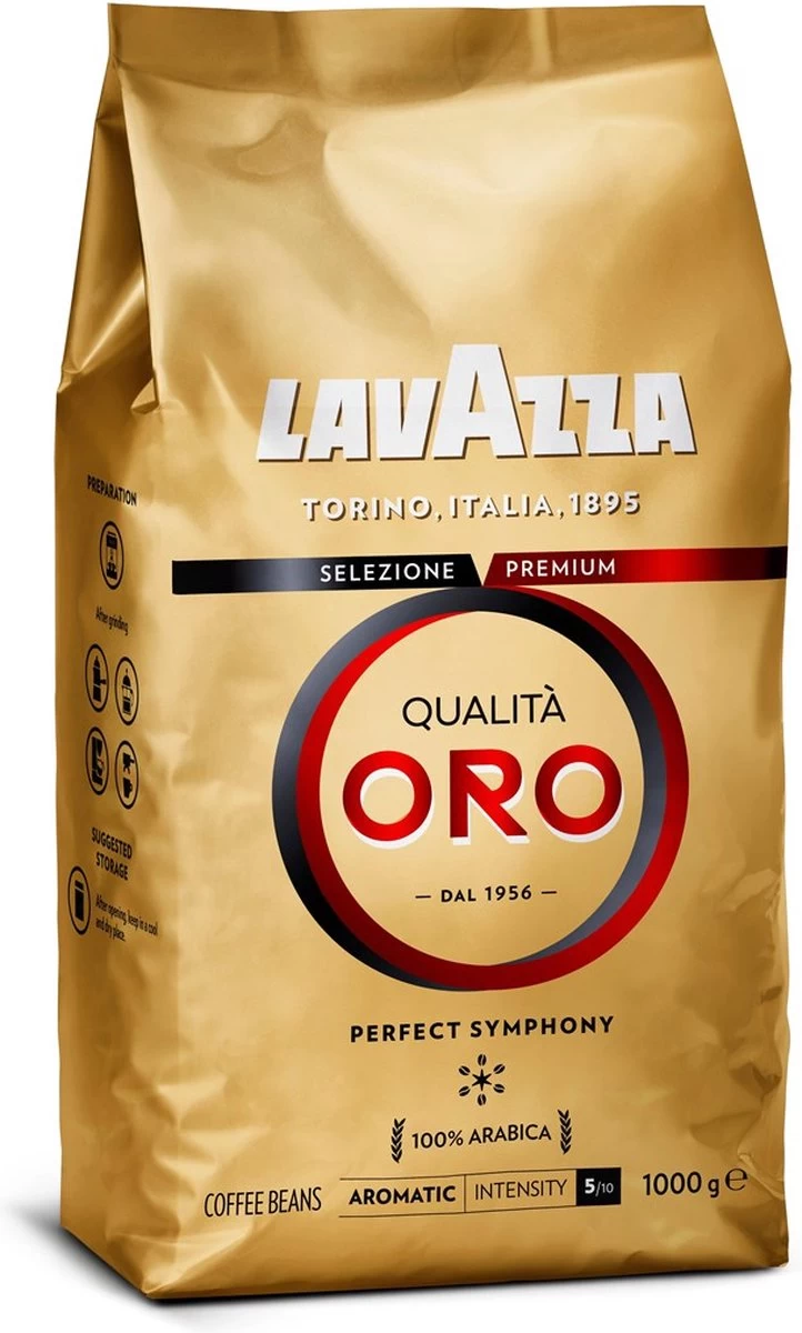 Lavazza Qualita Oro Koffiebonen -1 X 1 Kg 7 Lavazza Qualita Oro Koffiebonen -1 X 1 Kg - Afbeelding 5
