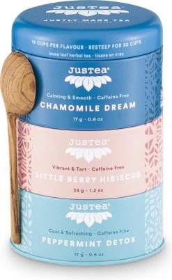 Mixverpakking-Justea-Kruidenthee-Biologisch-Losse Thee-Yoga