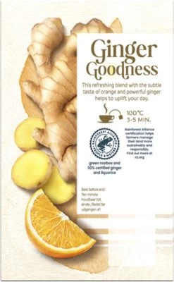 Pickwick Kruidenthee Ginger Goodness Orange - 4 X 15 Theezakjes -Eten En Drinken 741x1200