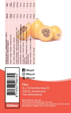 Fitcy | Koffiesiroop | Amaretto | Barista Syrup | Zero | Vegan | Vetvrij | Suikervrij | Keto-vriendelijk | Koffie | Siroop | MET DOSEERPOMP | 1L -Eten En Drinken 757x1200 1