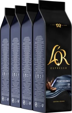 L'OR Espresso Fortissimo Koffiebonen (10) - 4 X 500 Gram