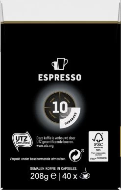 Douwe Egberts Espresso Krachtig (10) - 5 X 40 Koffiecups -Eten En Drinken 765x1200 3