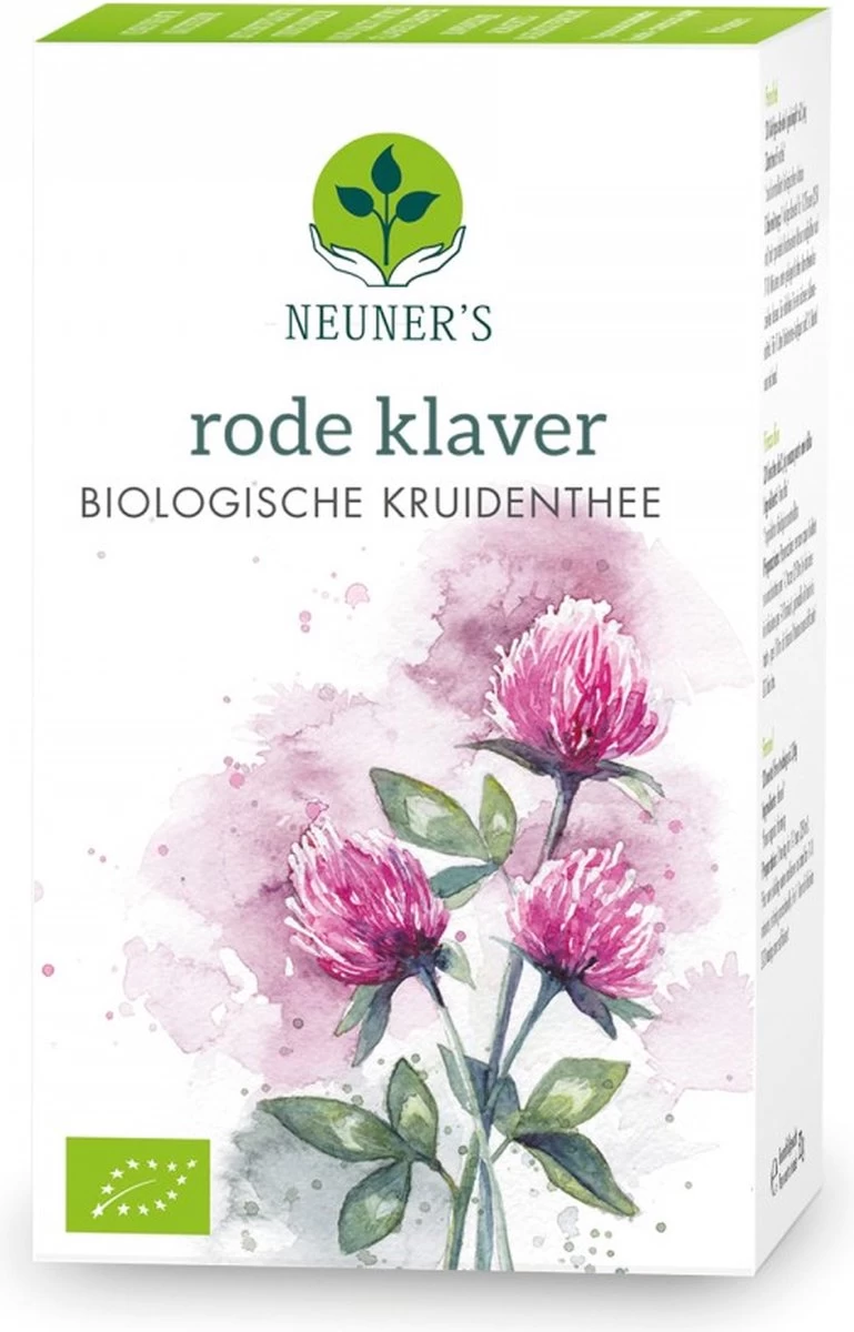 Neuner's Rode Klaver Thee, Puur Natuurlijk - 1 Doosje X 20 Zakjes, Biologische Kruidenthee. 3 Neuner's Rode Klaver Thee, Puur Natuurlijk - 1 Doosje X 20 Zakjes, Biologische Kruidenthee.