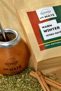 Yerba Mate Starterspakket Compleet - Traditionele Kalebas + Bombilla - Warm Winter - Kaneel - Yerba Maté 150g -Eten En Drinken 799x1200 3