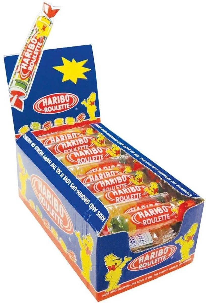 Haribo Roulette - 50 Rolletjes 4 Haribo Roulette - 50 Rolletjes - Afbeelding 2