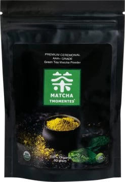 TMomentes® PREMIUM CEREMONIAL MATCHA Thee - Matcha Poeder - Ceremoniële Matcha Thee - 100% Organisch Gecertificeerd - 60 Gram - AAA+ Gradering -Eten En Drinken 825x1200