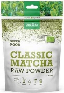 Purasana Matcha Classic Raw Powder 75 Gram -Eten En Drinken 830x1200