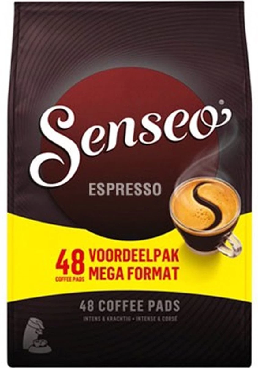 Senseo Espresso Koffiepads - 10 X 48 Stuks 3 Senseo Espresso Koffiepads - 10 X 48 Stuks