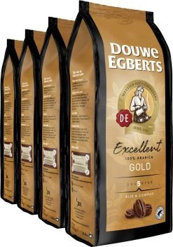 Bestsellers 15 Douwe Egberts Excellent Gold Koffiebonen - 5/9 Intensiteit - 4 X 1kg