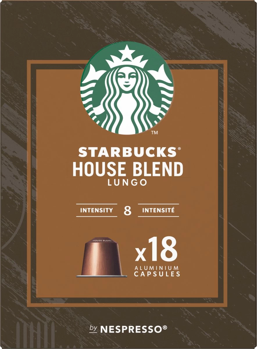 Starbucks By Nespresso Capsules Medium House Blend - 7 Doosjes à 18 Koffiecups 5 Starbucks By Nespresso Capsules Medium House Blend - 7 Doosjes à 18 Koffiecups - Afbeelding 3