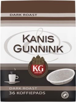 Kanis & Gunnink Dark Roast Koffiepads - 10 X 36 Pads -Eten En Drinken 894x1200 2