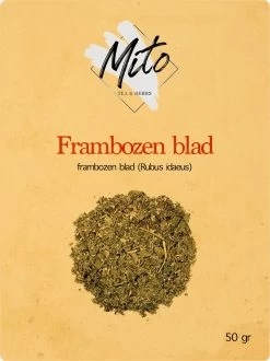 Mito Tea & Herbs - Frambozenblad Thee - Losse Thee - Rijk Aan Ijzer - Vruchtenthee - 50 Gram -Eten En Drinken 897x1200