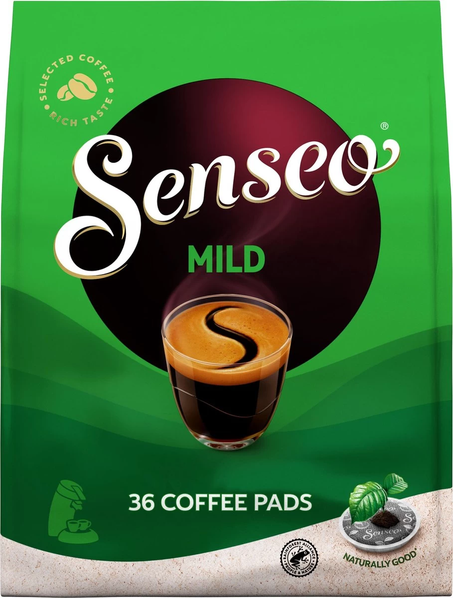 Senseo Mild Koffiepads - 3/9 Intensiteit - 10 X 36 Pads 11 Senseo Mild Koffiepads - 3/9 Intensiteit - 10 X 36 Pads - Afbeelding 9