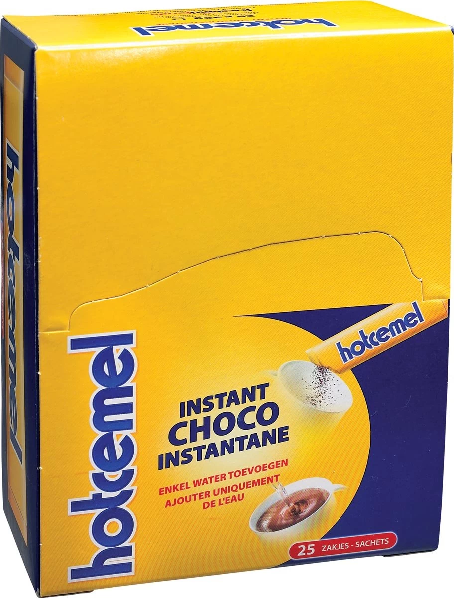 Hotcemel Instant Choco Chocolademelk - 25 Stuks 3 Hotcemel Instant Choco Chocolademelk - 25 Stuks