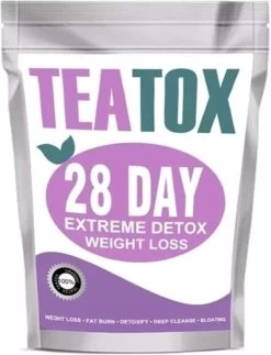 TeaTox™ 28 Dagen Afvallen Detox - Thee - Detox + E-book 30 Recepten -Eten En Drinken 917x1200