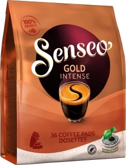 Senseo Gold Intense Koffiepads - 7/9 Intensiteit - 4 X 36 Pads -Eten En Drinken 920x1200