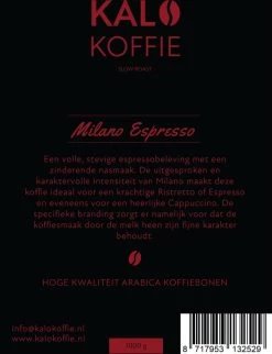 Kalo Koffie - 100% Arabica Koffiebonen - Milano Espresso - 1kg - Exclusieve Koffie -Eten En Drinken 921x1200 2