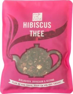 Into The Cycle Kruidenthee - Hibiscus Thee Biologisch - Losse Thee - 100 Gram Zak