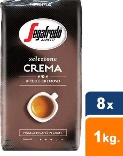 Segafredo Selezione Crema Koffiebonen - 8 X 1 Kg 8 Segafredo Selezione Crema Koffiebonen - 8 X 1 Kg -Eten En Drinken 943x1200 3