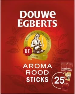 Douwe Egberts Aroma Rood Sticks Oploskoffie - 6 X 25 Zakjes -Eten En Drinken 958x1200 2