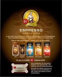 Douwe Egberts Espresso Sticks Oploskoffie - 6 X 25 Zakjes -Eten En Drinken 958x1200 3