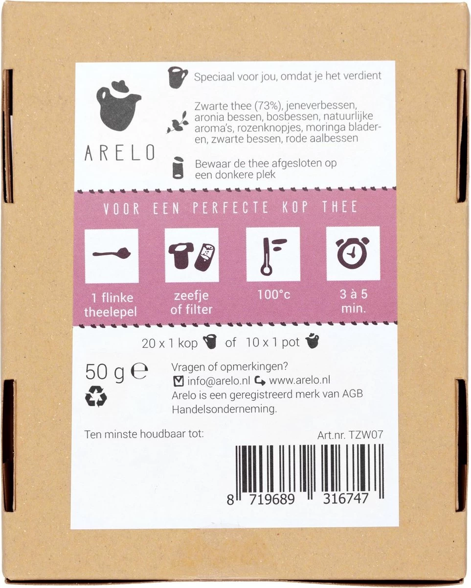 Losse Thee - Pakket - Cadeau - Bedankt 6 Losse Thee - Pakket - Cadeau - Bedankt - Afbeelding 4