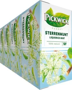 Pickwick Sterrenmunt Kruidenthee - 4 X 20 Zakjes