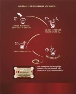 Douwe Egberts Aroma Rood Sticks Oploskoffie - 6 X 25 Zakjes -Eten En Drinken 981x1200 1