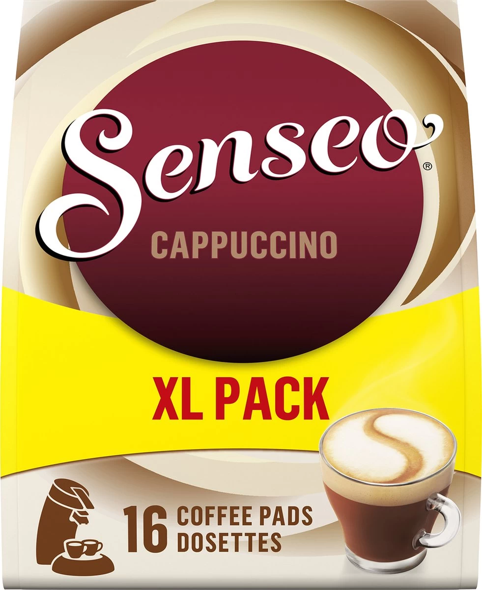 Senseo Cappuccino Koffiepads - 2/9 Intensiteit - 4 X 16 Pads - Voordeelverpakking 10 Senseo Cappuccino Koffiepads - 2/9 Intensiteit - 4 X 16 Pads - Voordeelverpakking - Afbeelding 8