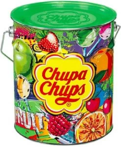 Chupa Chups - The Best Of Fruit Tin - Snoep - 150 Stuks - Lolly/lollies