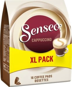 Senseo Cappuccino Koffiepads - 2/9 Intensiteit - 4 X 16 Pads - Voordeelverpakking 16 Senseo Cappuccino Koffiepads - 2/9 Intensiteit - 4 X 16 Pads - Voordeelverpakking -Eten En Drinken 990x1200 4