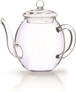 Creano Theebloemen Geschenkset Kadoverpakking Theebloemen En Glazen Theekan - Witte Theebloemen En Zwarte Theebloemen (6 Stuks) -Eten En Drinken 991x1200